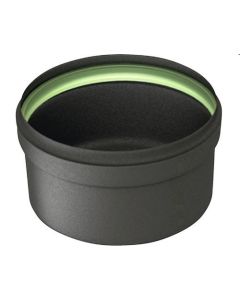 Geemaileerde einddop rond 80mm