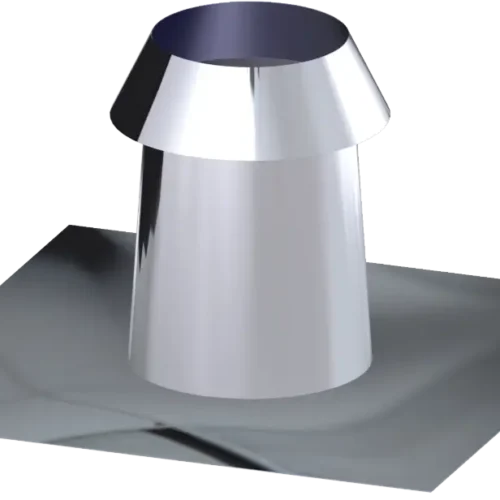 Dinak platdak doorvoer RVS lassen 80mm