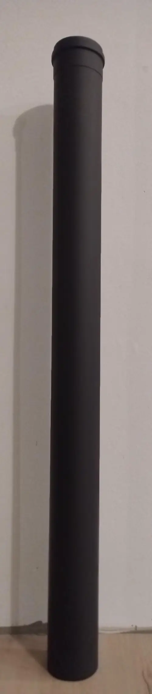 Foto van de paspijp zwart van 33cm lang en een diameter van 80mm