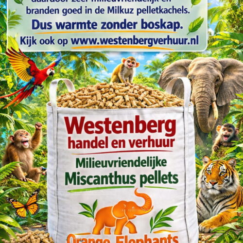 Miscanthus(olifantengras) pellets