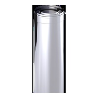 recht element 94cm rvs Diflux recht element 94cm