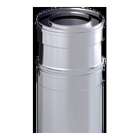 verstelbaar element 33-47cm rvs diflux Diflux recht element verstelbaar kort